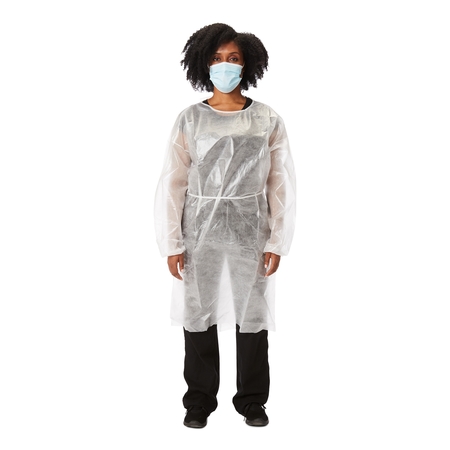 MCKESSON Disposable Protective Procedure Gown One Size Fits Most, PK 10 53831100